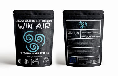 Win Air Black Nose Strips – Breathe Better, Perform Stronger