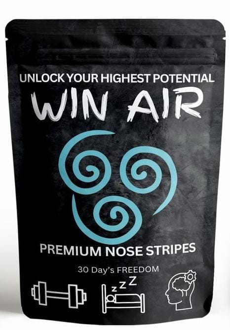Win Air Black Nose Strips – Breathe Better, Perform Stronger
